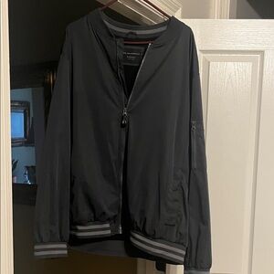 Men's Gray Bomber Jacket